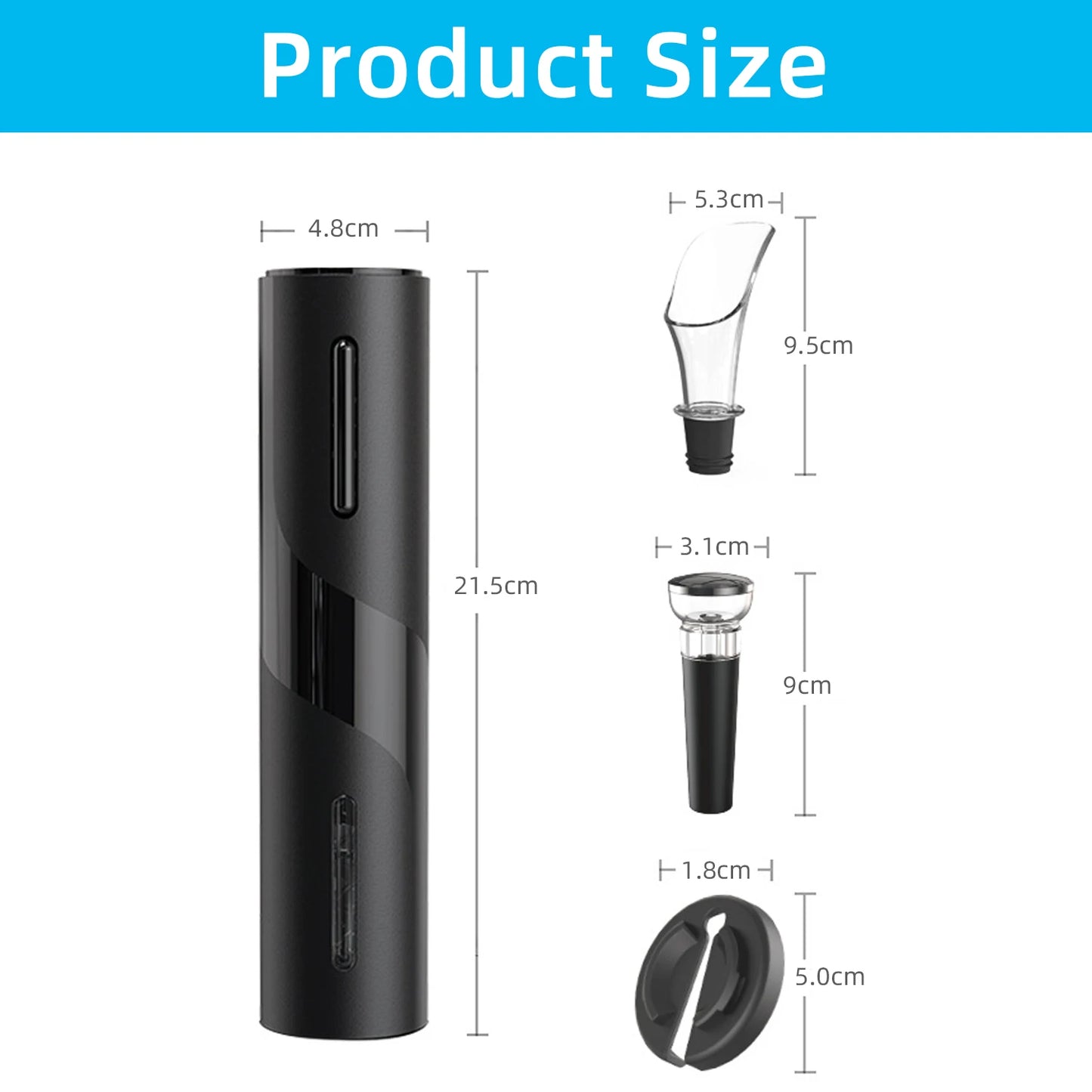 CorkPop & Pour: The Cordless Electric Wine Opener for Effortless Celebrations