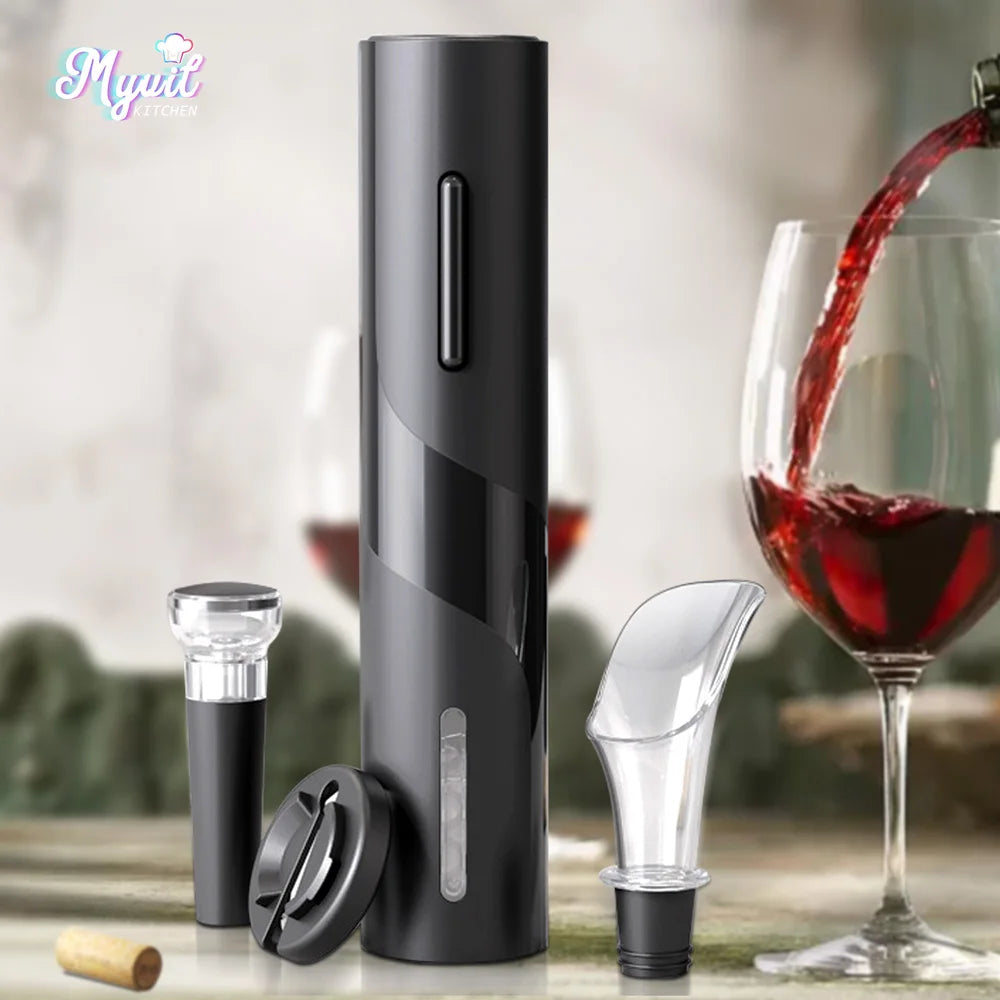 CorkPop & Pour: The Cordless Electric Wine Opener for Effortless Celebrations