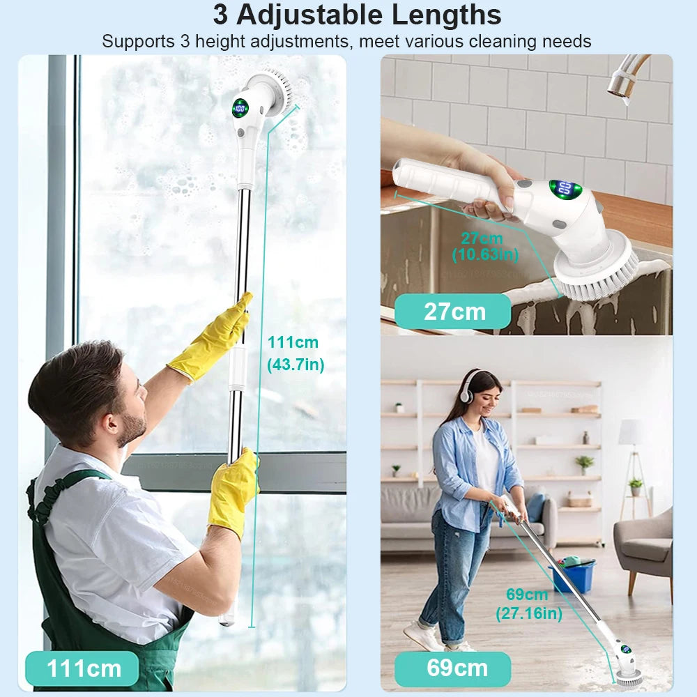 WhizzClean 360° Pro: The Cordless Power Scrubber for a Sparkling Home