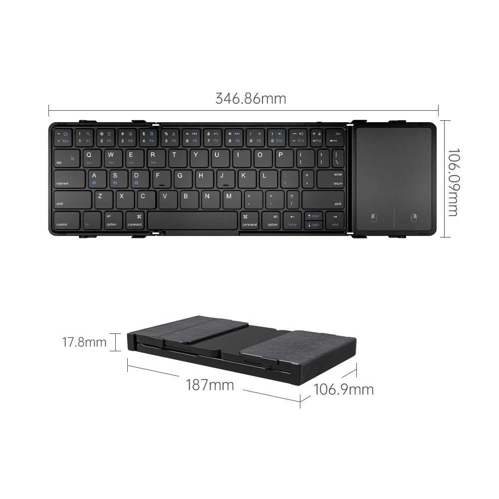 TriFold Touch Keyboard