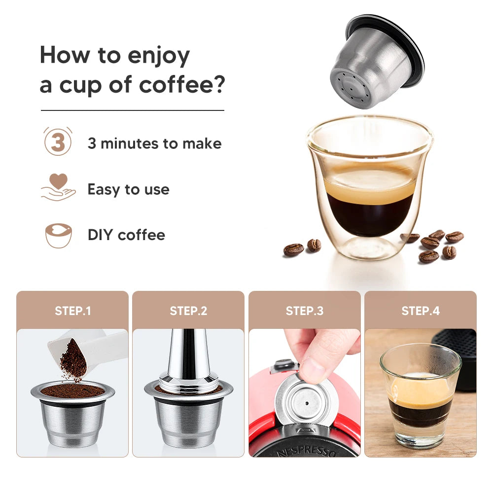 EcoBrew Refill Pod- Compatible with Nespresso