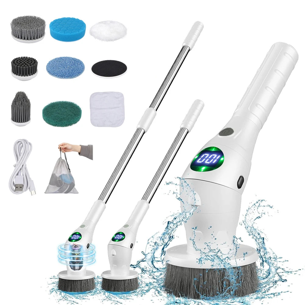 WhizzClean 360° Pro: The Cordless Power Scrubber for a Sparkling Home