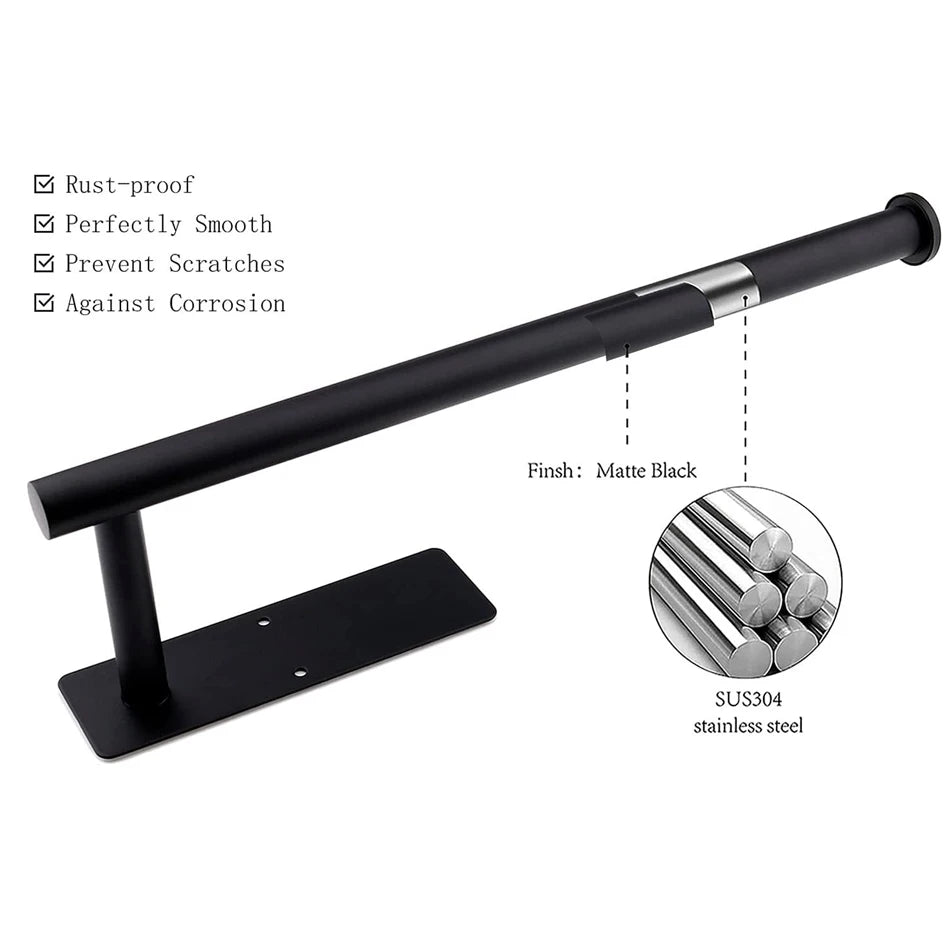Stick & Style: The Multi-Purpose Adhesive Holder for Toilet Roll & Kitchen Towels